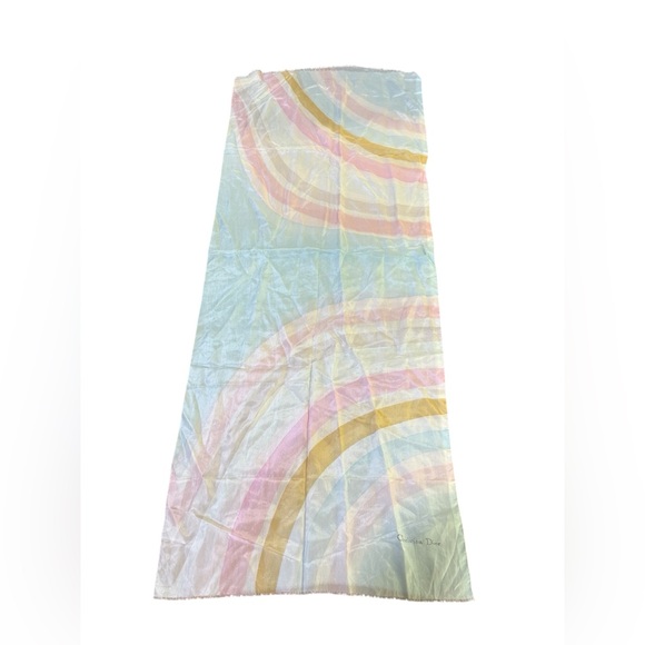 VTG Christian Dior Silk Scarf - Picture 1 of 4